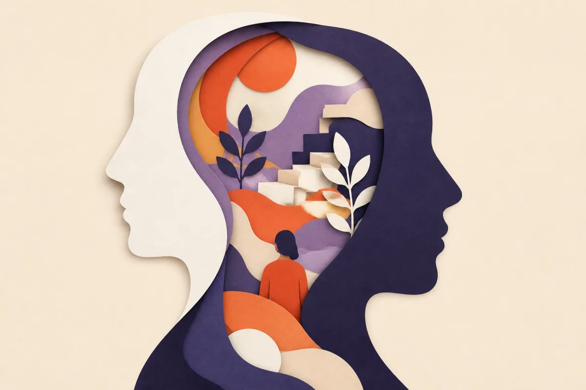 Ilustração editorial do teste de personalidade