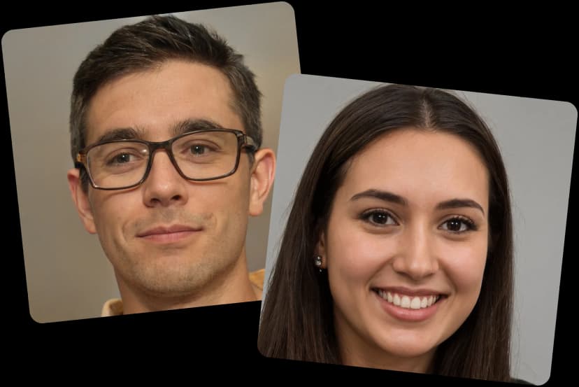 Pessoas com diferentes expressões